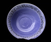 Carved Blue Bowl 12"